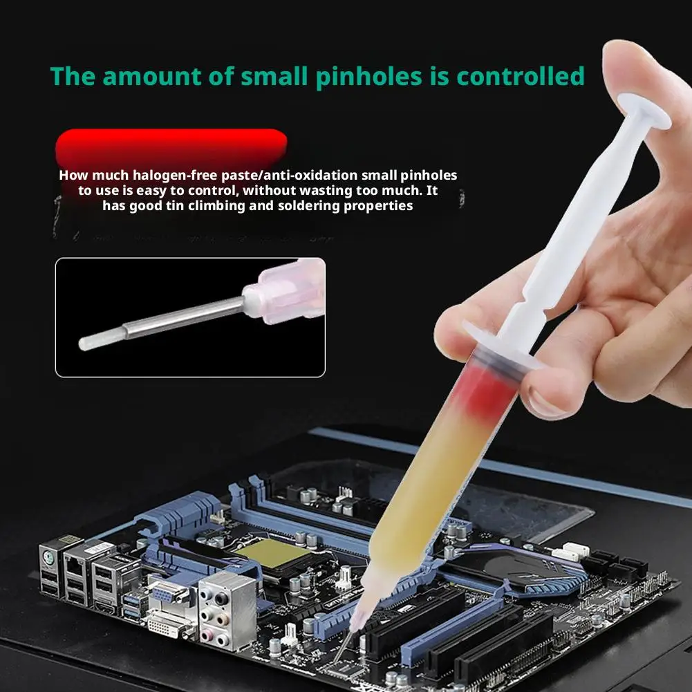 RMA-223 Tin Solder Paste Flux Needle Tip Syringe No-clean Flux Grease For Phone SMD PGA PCB Electronic Weld Soldering