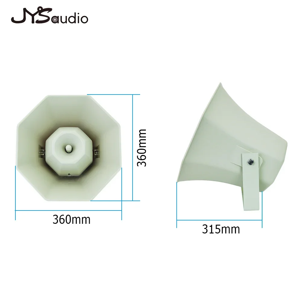 Combinatie Van Intelligentie En Waterdicht Hoorn 100W Zon Bescherming Luide Stem Eenvoudige Installatie Goede Geluidskwaliteit Abs Materiaal