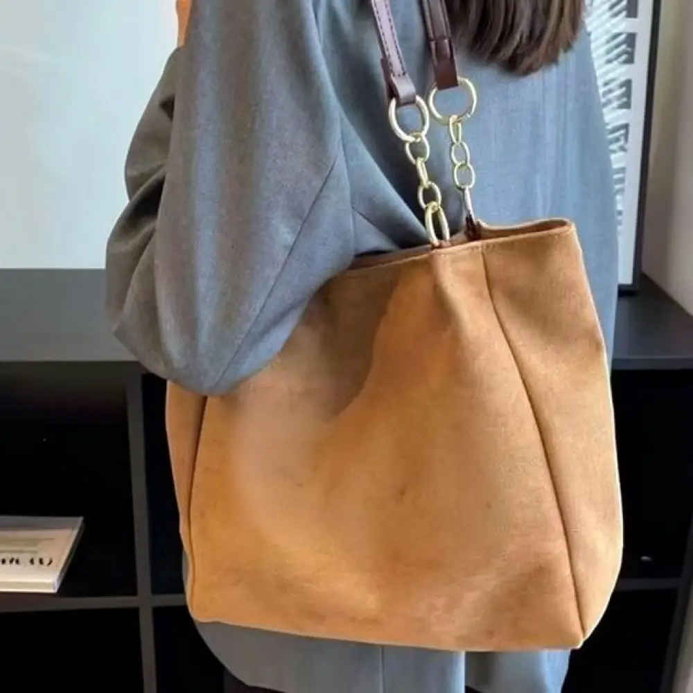 Fashion Canvas Shoulder Bag Large Storage Cotton Tote Minimalist Ethnic Style Casual Daily Commuter School Shopping Handbag