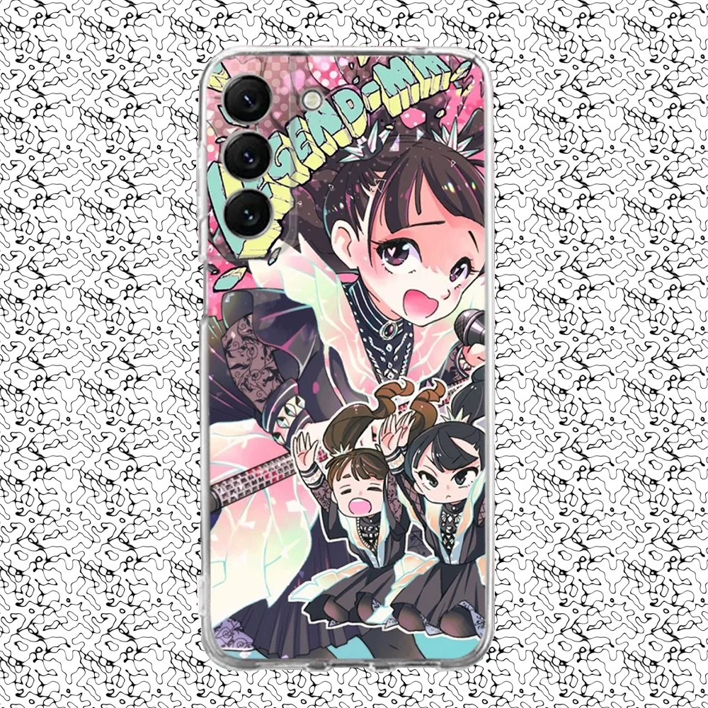 Rock Band B-BABYMETAL Phone Case Silicone For Samsung S30,S23,21,22,20 Ultra,S20 FE lite,S10,9,PIus Note20ultra Cover Clear