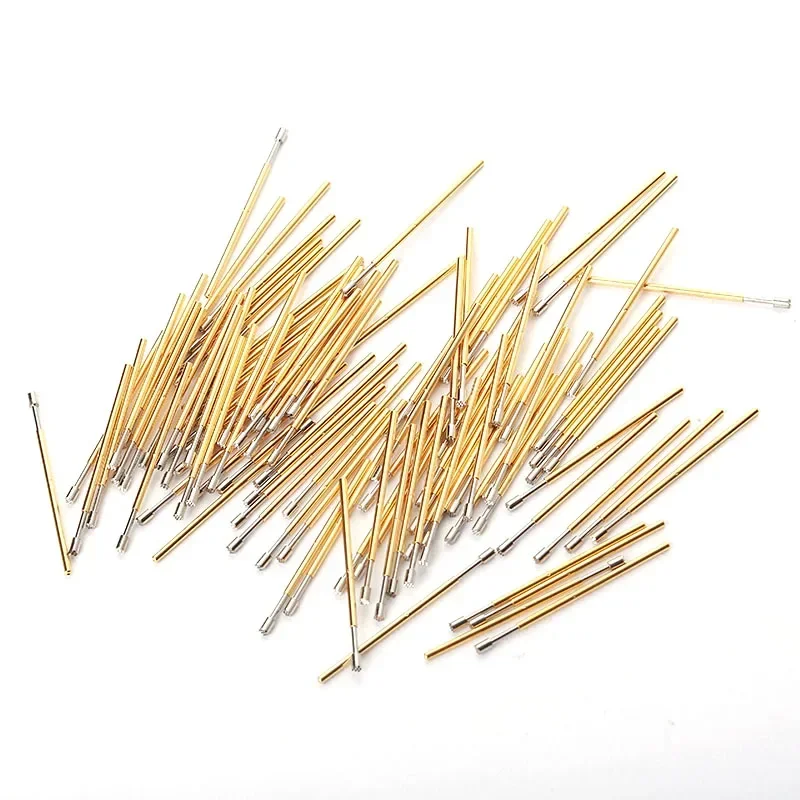 100PCS Spring Test Needle PM75-H2 Plum Blossom Head Needle Tube Outer Diameter 1.02mm Length 27.8mm for Testing