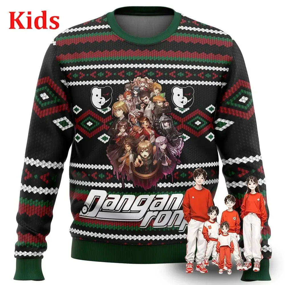 Cowboy Bebop See You Space Cowboy Ugly Christmas Sweater Christmas Sweater Gift Santa Claus Pullover Kids 3D