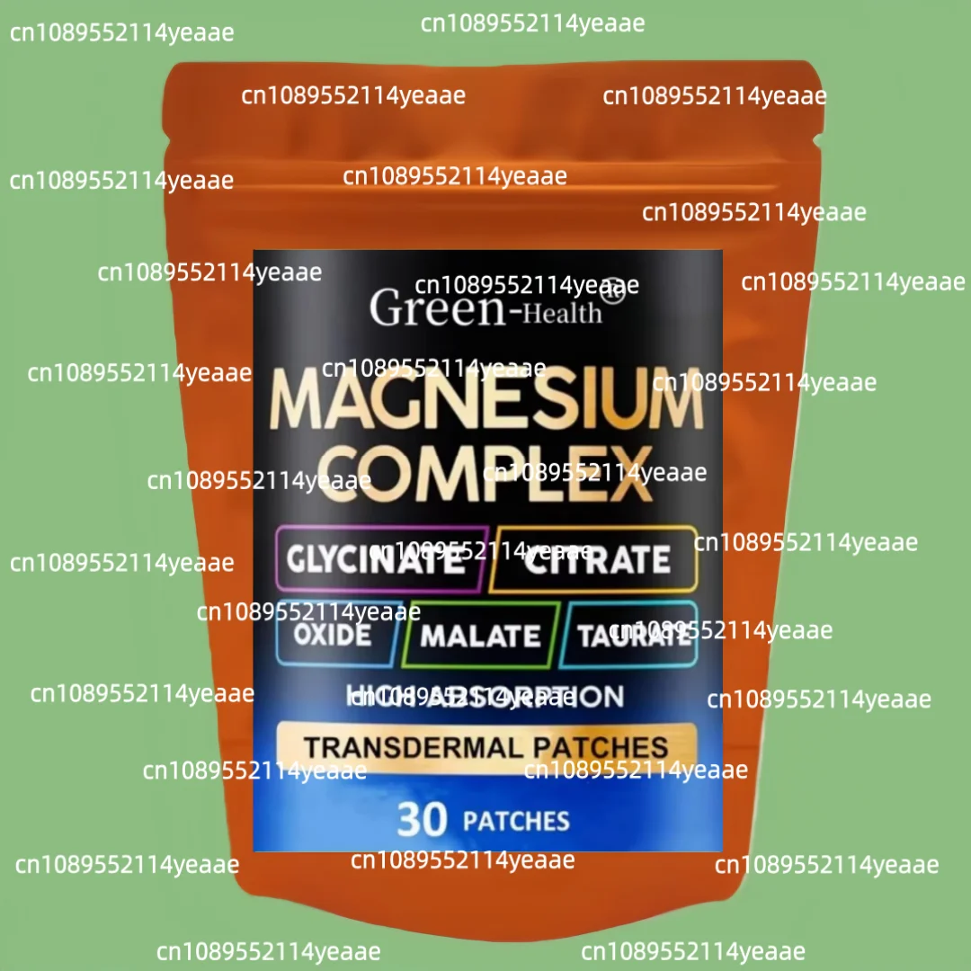 30 Patches Magnesium 5 in 1 Complex Transdermal Patches Stress, Muscle & Heart Support
