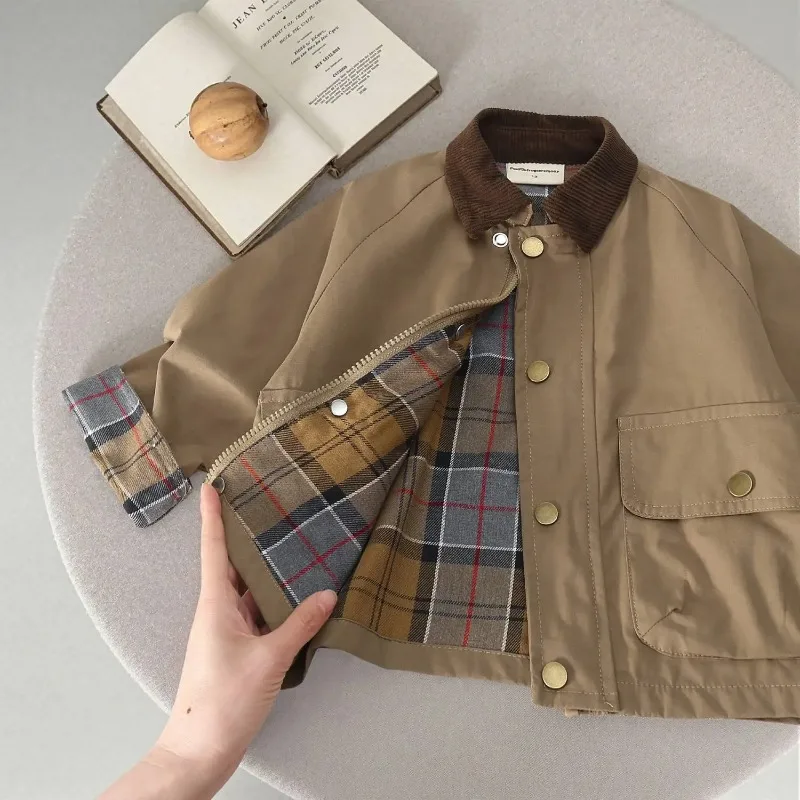 قمصان أطفال ملونة، سترات ملابس عمل لطيفة للأطفال، سترات عصرية للربيع والخريف للرجال والنساء #2