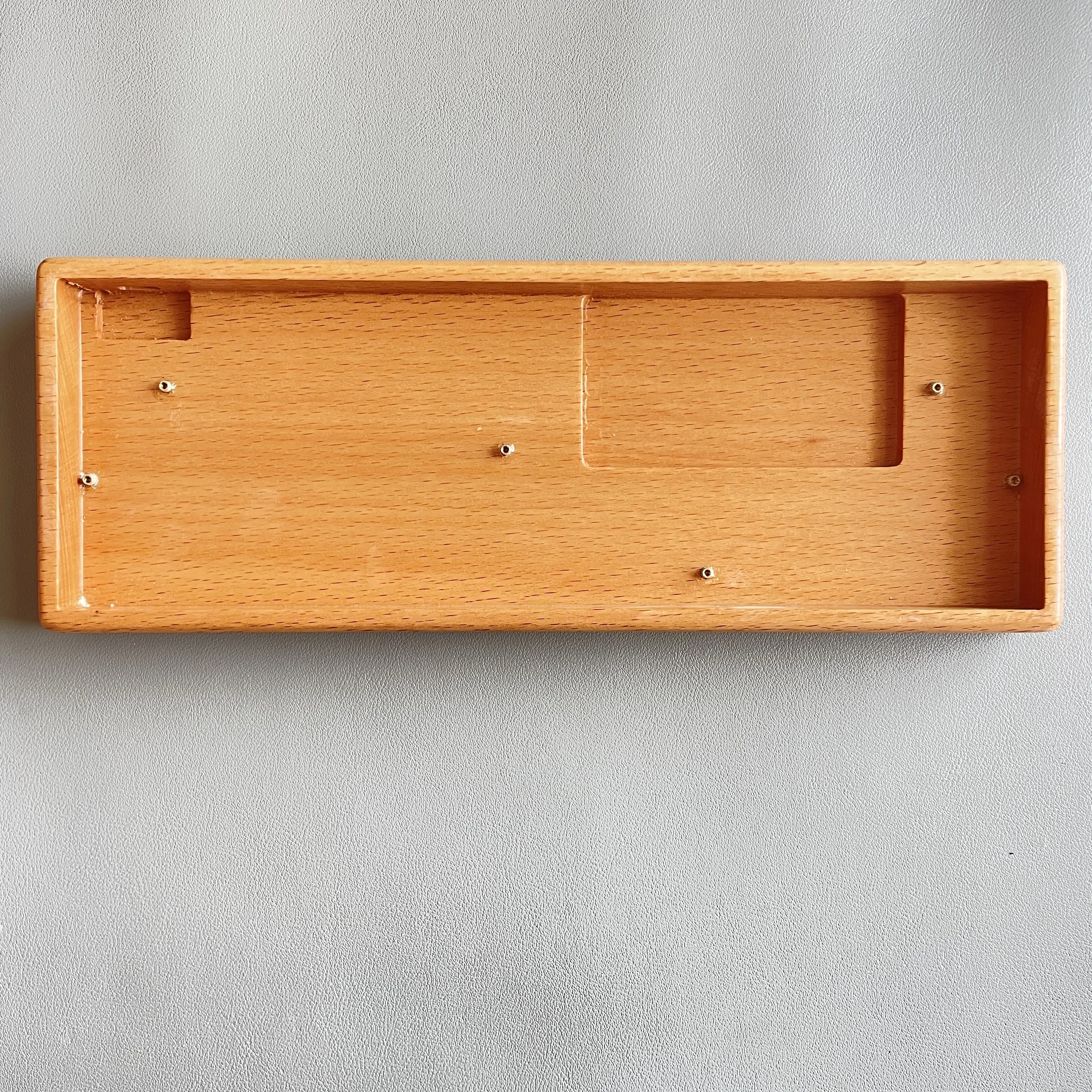 

Keebox Mechanical Keyboard Wooden Case 60 Layout GH60 Beech CNC For Wooting 60he RAKKA
