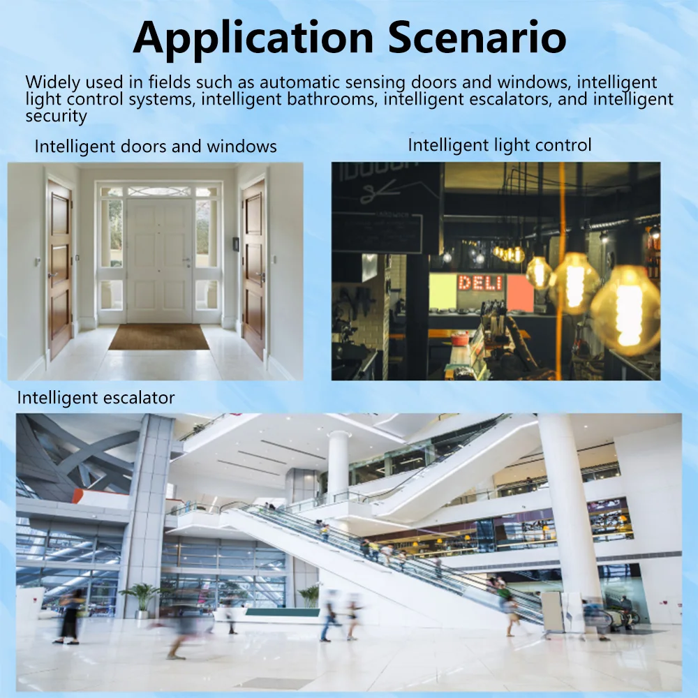 HLK-LD012-5G Microwave Radar Module 2.2V-4.8V 5G Infrared Human Body Induction Board Switch Sensor Adjustable Luminosity