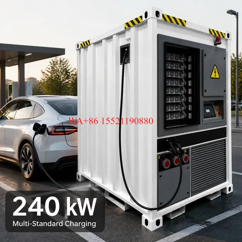 WMWMNU for New Mobile Energy Storage Charging Station 200kW 436kWh EV DC Fast Charger IP54 Liquid Cooling Portable Charger