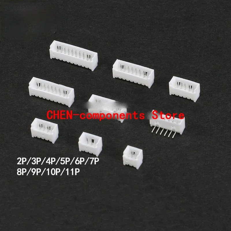 

10PCS curved needle 1.25MM connector 2P3P4P5P6P7P8P9P10P 1.25MM curved needle socket connector