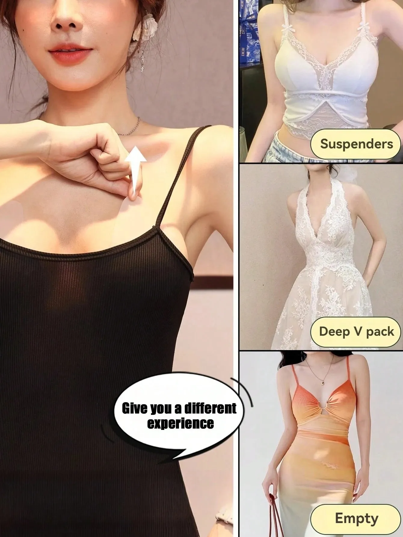 Ultra Thin Invisible Traceless Chest Patch, anti Sagging Water Droplet Lifting Nipple Patch, Solid Silicone anti Glare Patch image 4