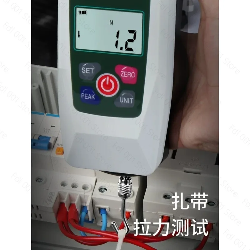 Tensilometer tester Digital display push-pull spring dynamometer pulling force testing machine