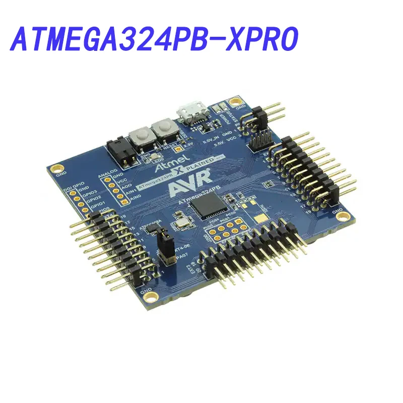 

Avada Tech ATMEGA324PB-XPRO Evaluation Board, ATMega24PB MCU, embedded debugger, USB, UART