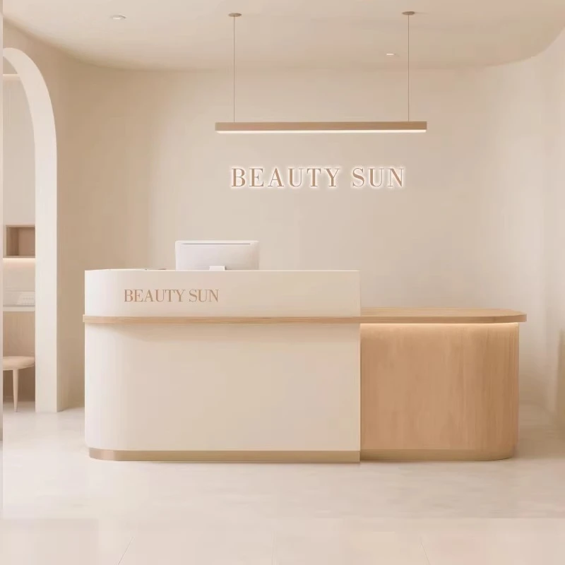 

120 160 180 200 220 240 260 280 300 см Стойка кассира для салона красоты, компьютерный стол для магазина одежды, офисная мебель для зоны обслуживания клиентов