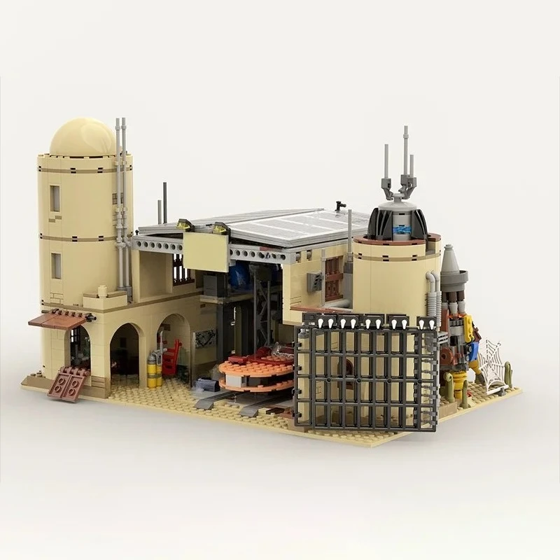 1441PCS MOC Star Battle Mos Eisley Landspeeder Workshop Famous Film Model Building Blocks Stacking Bricks Creative Toys Kid Gift