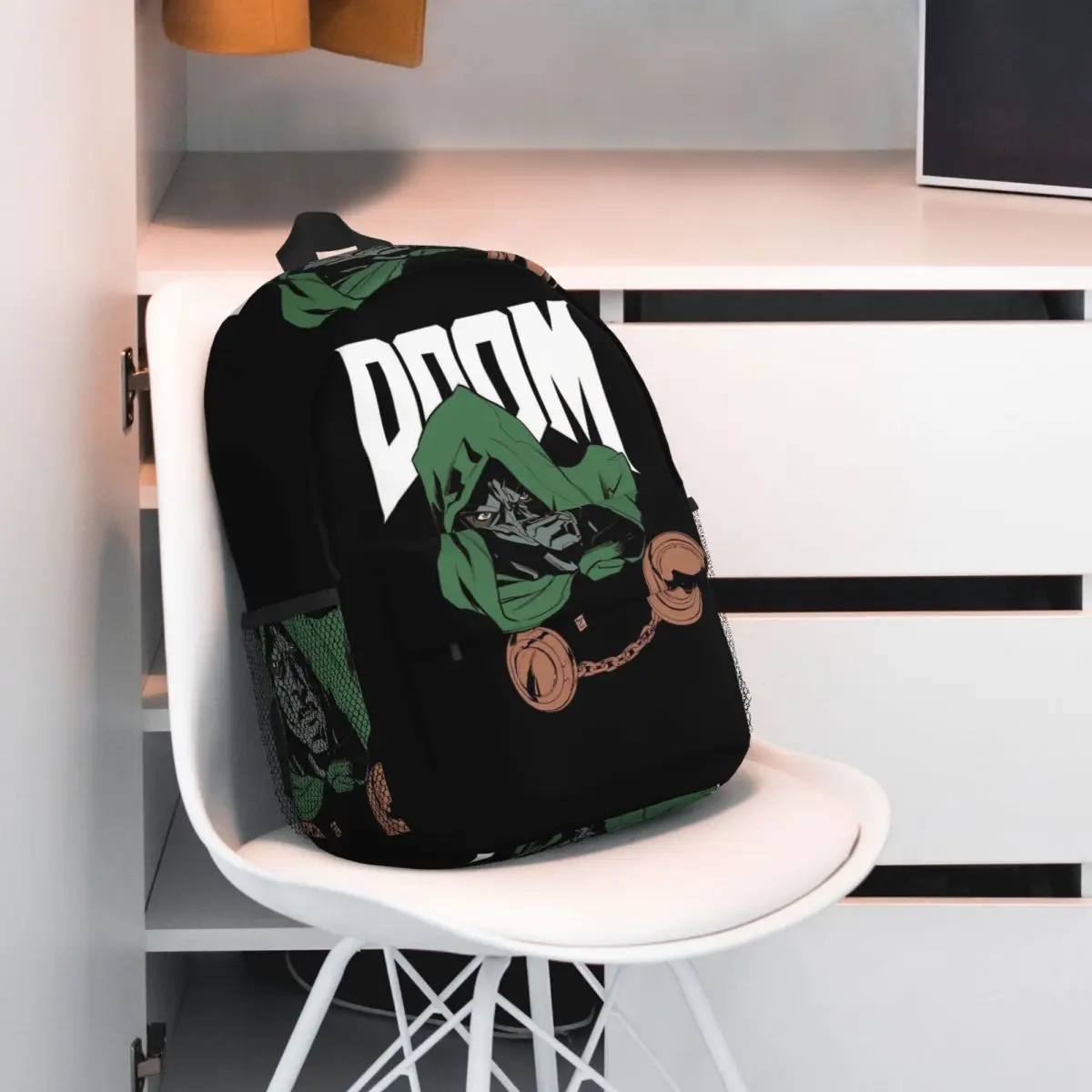 American Rapper MF Doom Mad Villain Music Artist Backpack Hot Sale Daypack Large Capacity BookBag Shoulder BagsSchool Bag