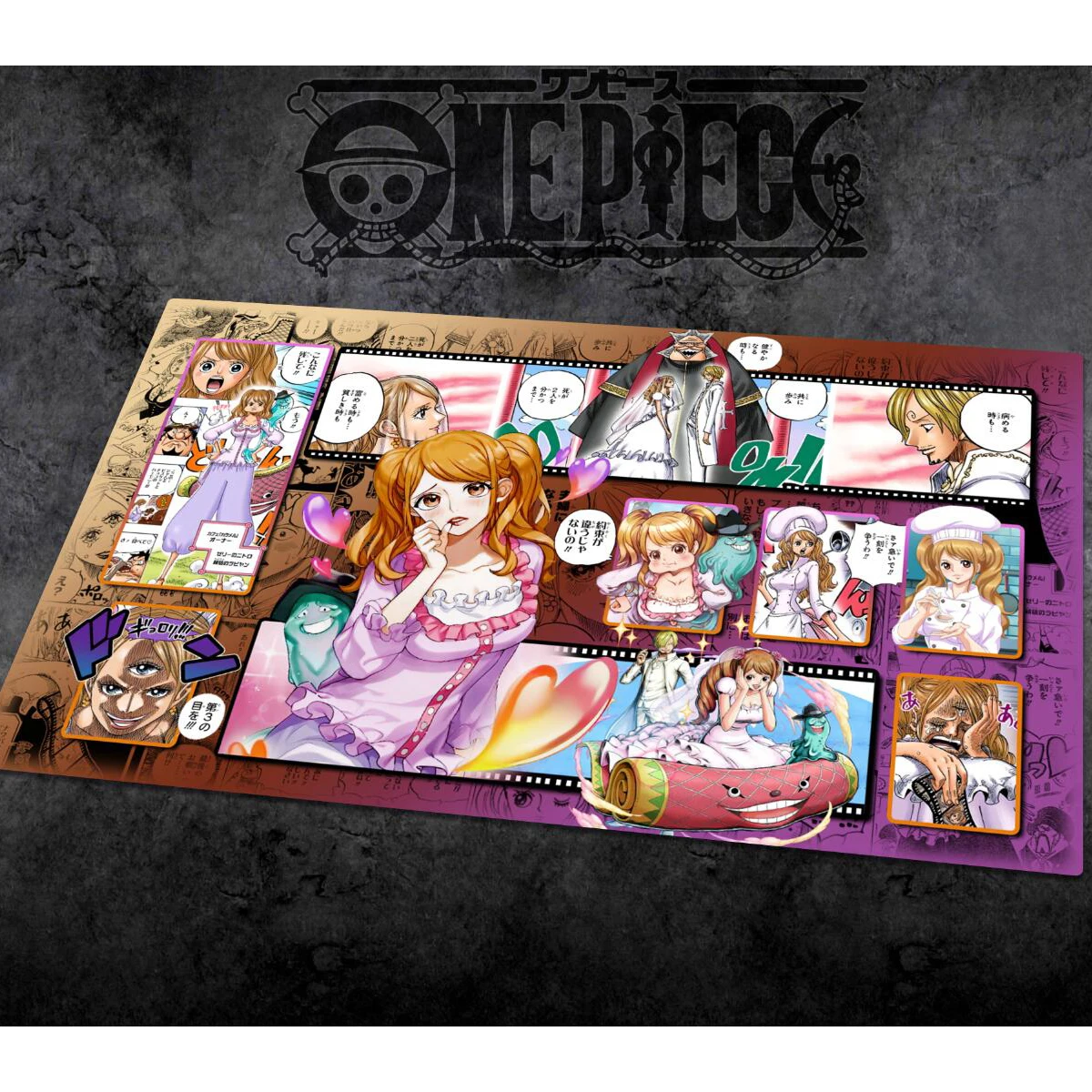 600X350Mm One Piece Nika Luffy Four Emperors Card Game Table Mat Comics Opcg 07 09 Board Game Card Battle Mat Anime Card Gift