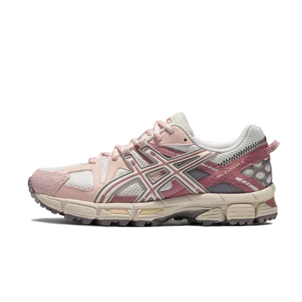 ASICS Gel-Kahana 8 Women's Pink Low-Top Trail Runners – Shock-Absorbing Durable Sole & Stylish Comfortable Fit 1012A978-103