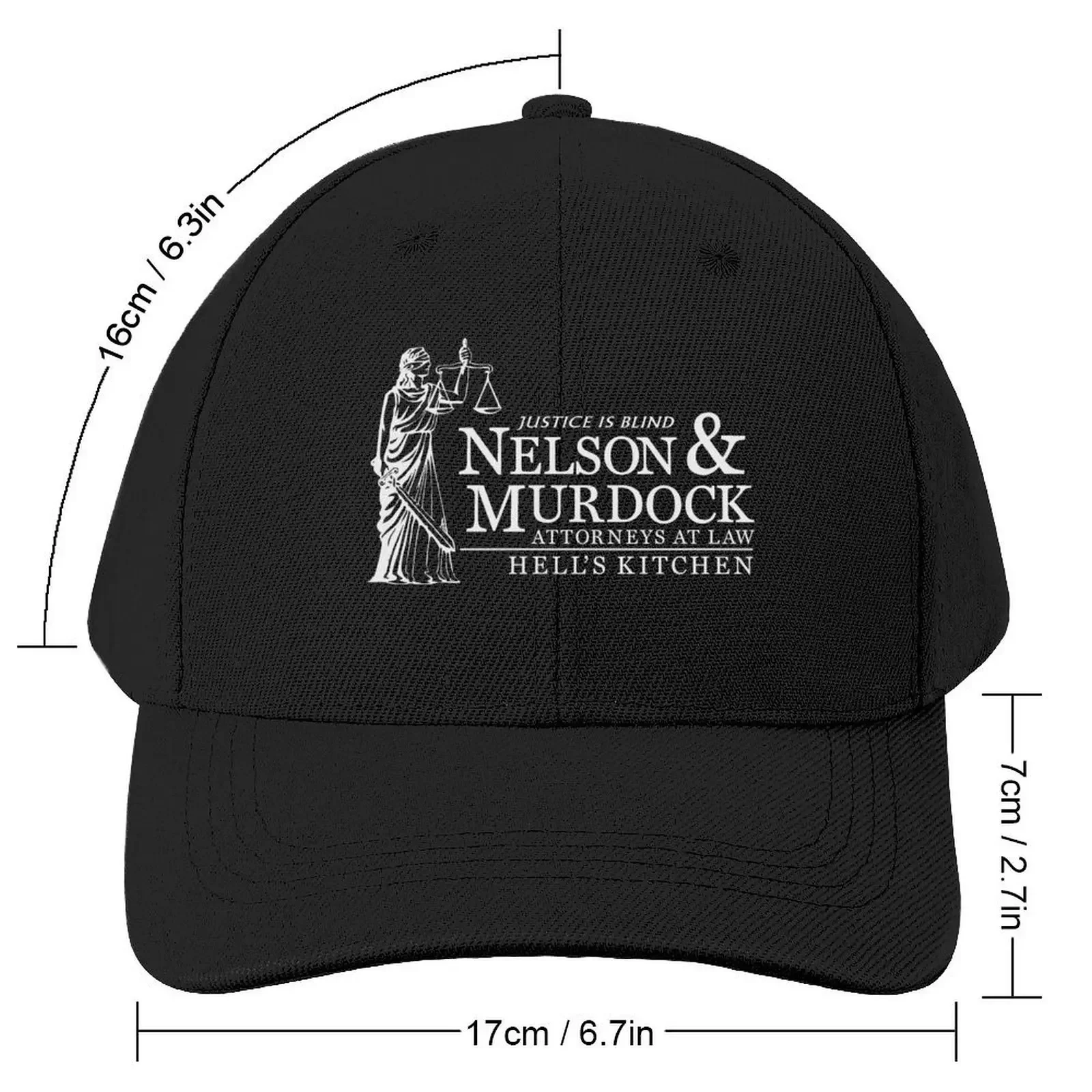 Nelson & Murdock Attorneys Baseball Cap custom Hat Military Cap Man derby hat Caps Women Men's