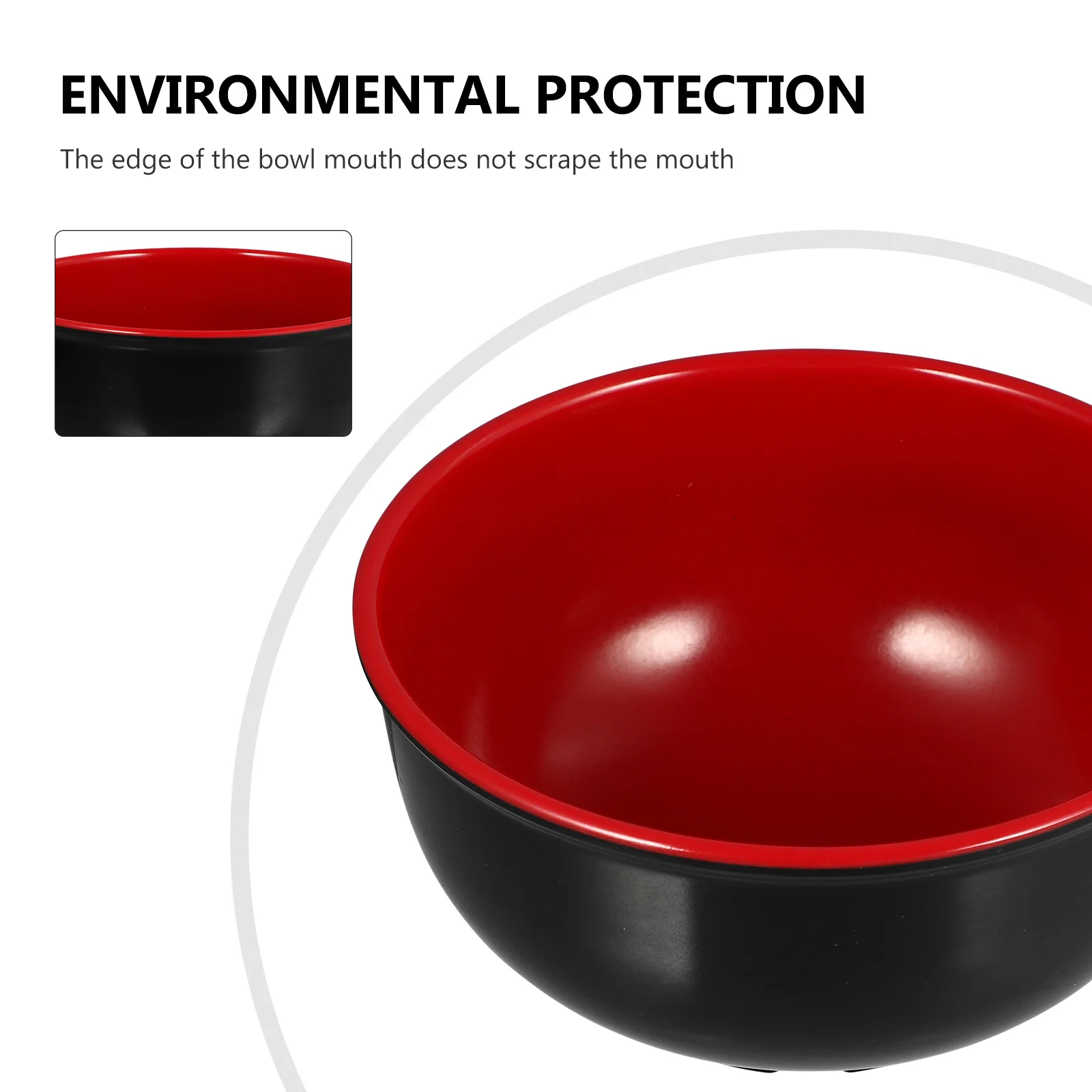 

4Pcs Ramen Bowls Creative Rice Bowls Smooth Surface Bowl Perfect for Hot Cold Meals Multipurpose Food Bowl Kitchen