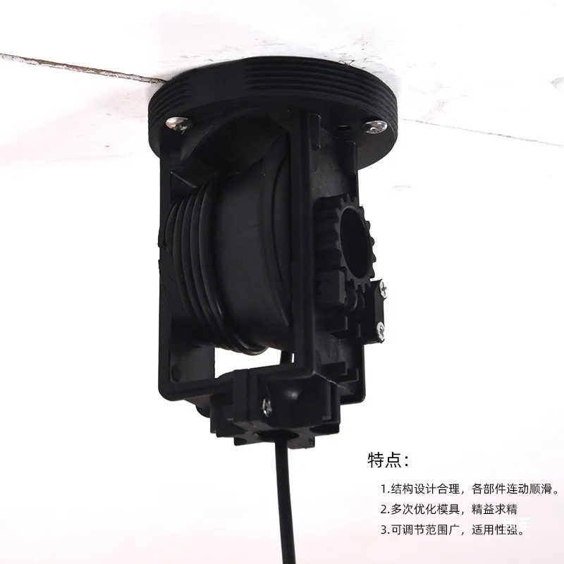 Manual Retractable Chandelier Lifter Auto Wire Winding Ceiling Base Fitting Lighting Installation Accessories