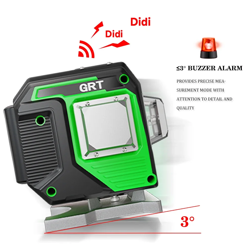 12 Lines 3D Laser Level Self-Leveling 360 Horizontal And Vertical Cross Super Powerful Green Beam Line лазерный уровень