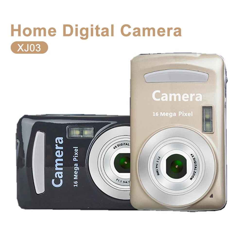 1080 HD 4X Home Digital Camera 16 Million Pixel Compact Portable Cameras YouTube Vlogger Camcorder Beginner Photography Adult