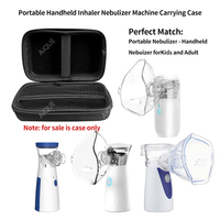AiQUE Shockproof Waterproof Storage Carrying Case for Nebulizer Medical Silent Ultrasonic Inhale Steam Device Adult Child