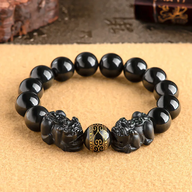 

Hot Selling Natural Hand-carve Jade Mo Cui Pixiu Bracelet Fashion Jewelry Men Women Luck Gifts Amulet