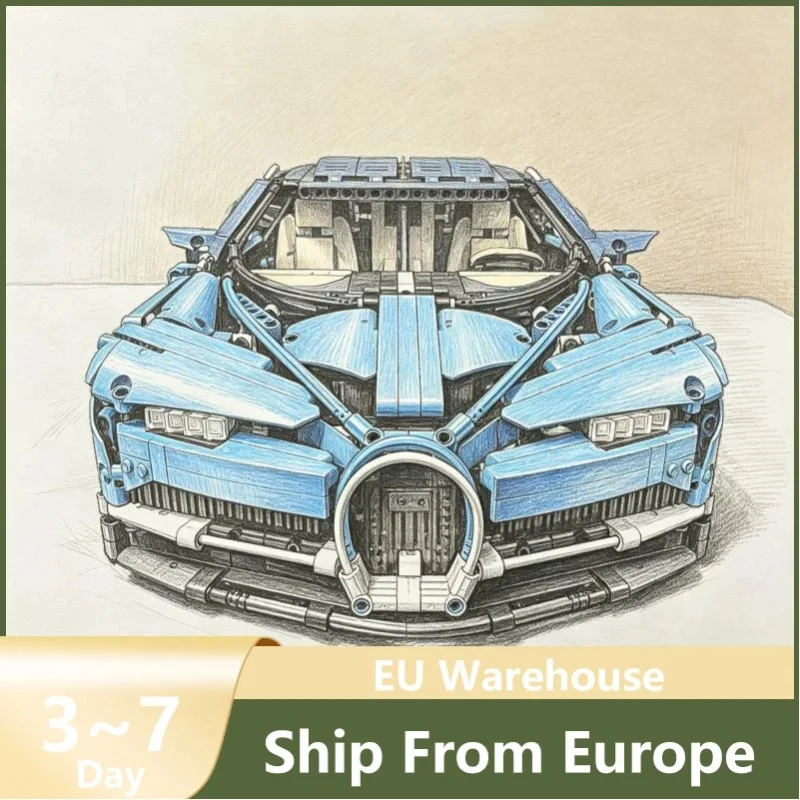 3599-teiliges Rennwagen-Modellbausatz-Spielzeugauto, Heimdekoration, Geschenk für Mädchen, Jungen, Erwachsene, Geburtstag, Weihnachten, Party