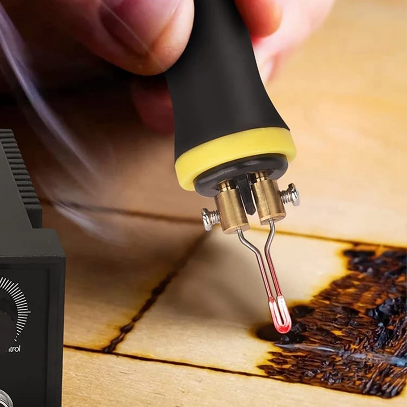 23ชิ้นปลายลวด Pyrography ทนความร้อนเคล็ดลับการเผาไม้รูปร่างเปลี่ยนหัวปากกาลวดสำหรับเผาไม้