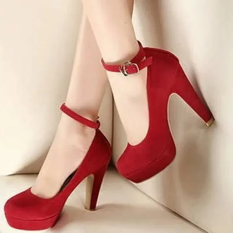 2023 décolleté donna autunno scarpe tacco spesso Ol scarpe col tacco alto donna la tendenza delle scarpe femminili con tacco Ultra alto