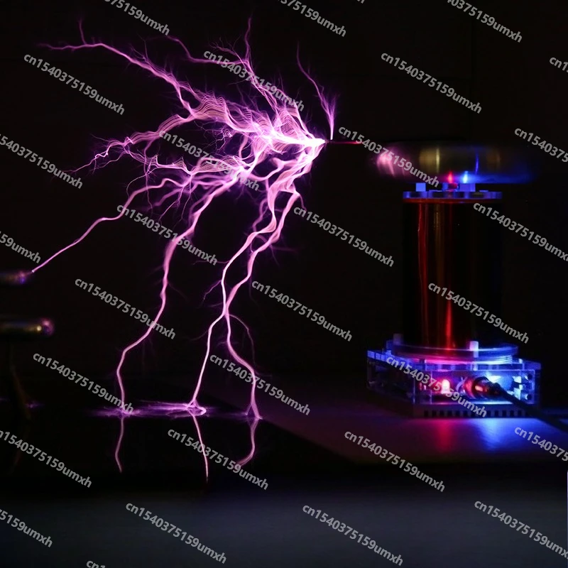 DIY Music Tesla Coil Fiber Optic SSTC High-Frequency Generator 110V~240V Lightning Model Driver Board for Science Experiment And
