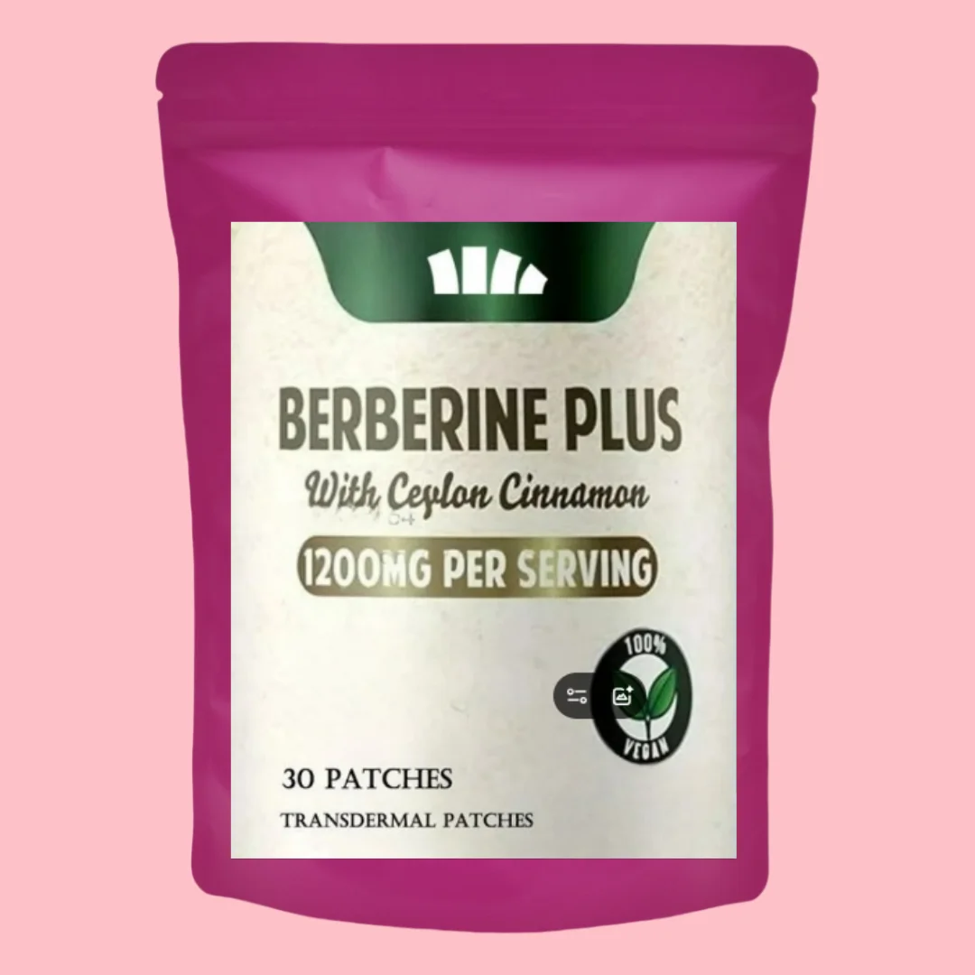 

30 Patches Berberine Transdermal Patches Natural Support For Metabolic, Heart And Gastrointestinal Health