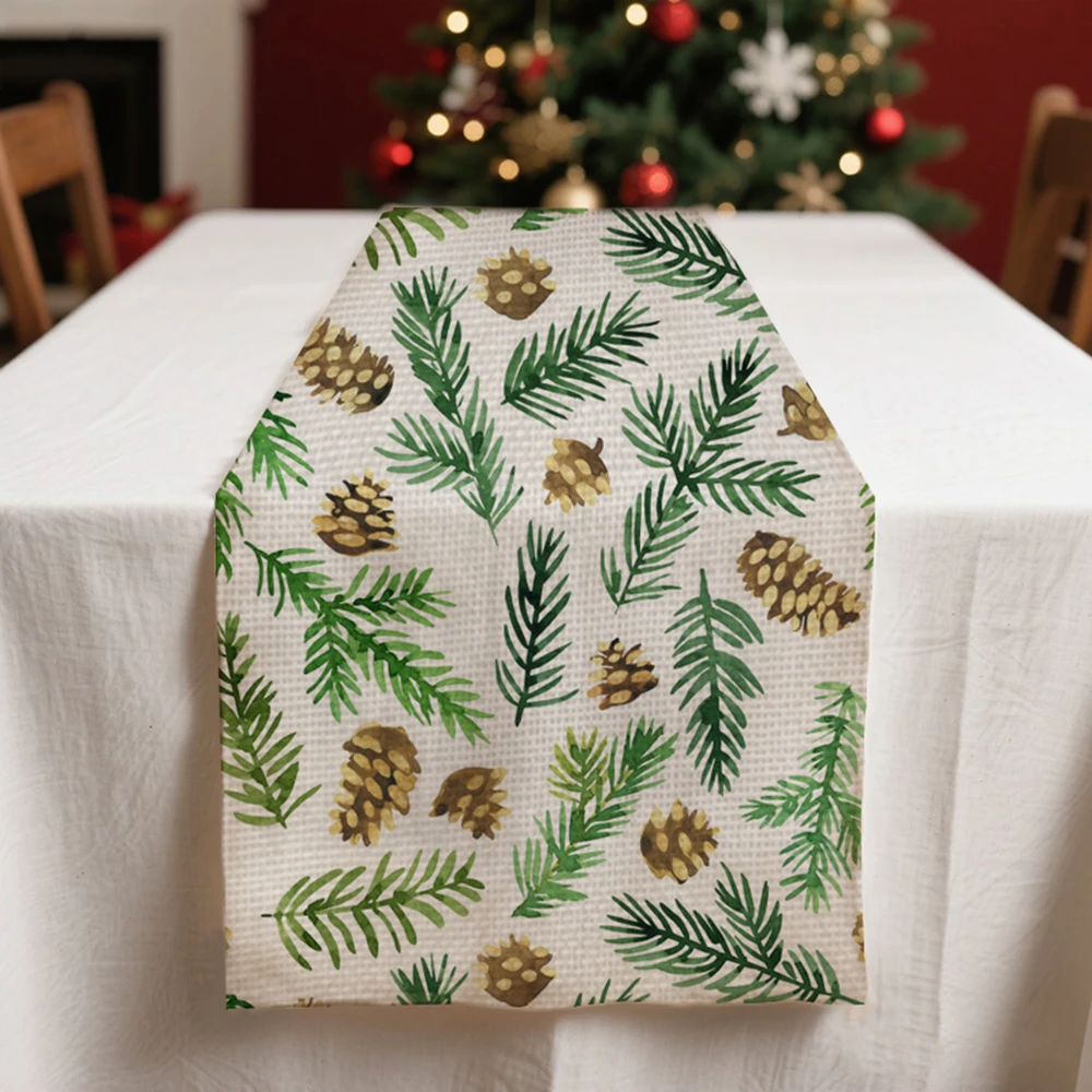 

Christmas table runners winter Table decoration and accessories for Festival home decor party tablecloth