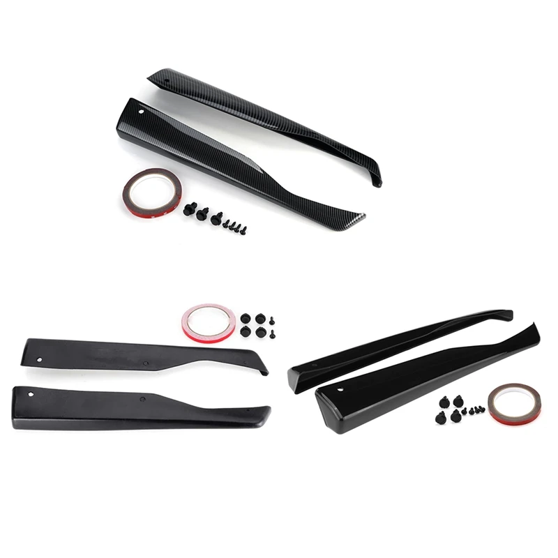 

Car Side Rear Bumper Lip Diffuser Splitter Wrap Diffuser Spoiler Canard For Subaru Impreza WRX Sti 4 Dr