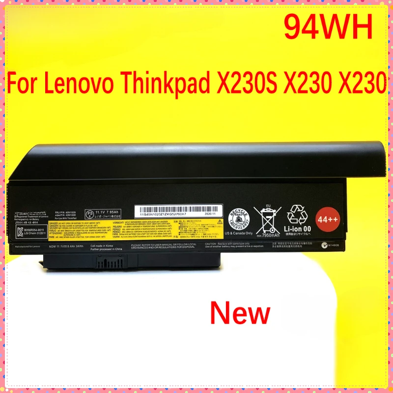 

Новый аккумулятор для ноутбука 45N1022 для Lenovo Thinkpad X230S X230 X230I 45N1025 45N1024 45N1033 45N1172 9-элементные детали и аксессуары для ноутбука