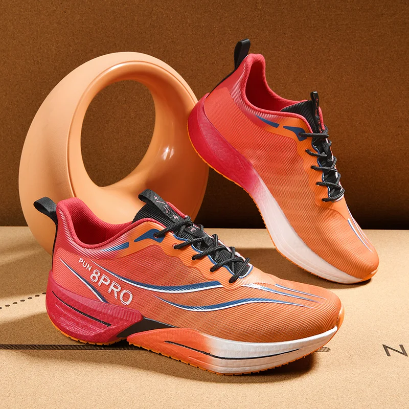 

New Road Running Shoes for Men Air Cushion Outdoor Sport Shoes Male Trainers Summer Jogging Shoes Women Footwear Sneaker