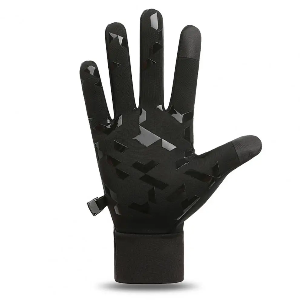 Guantes de ciclismo para acampar, guantes gruesos elegantes, a prueba de viento, para esquí y motocicleta, 1 par