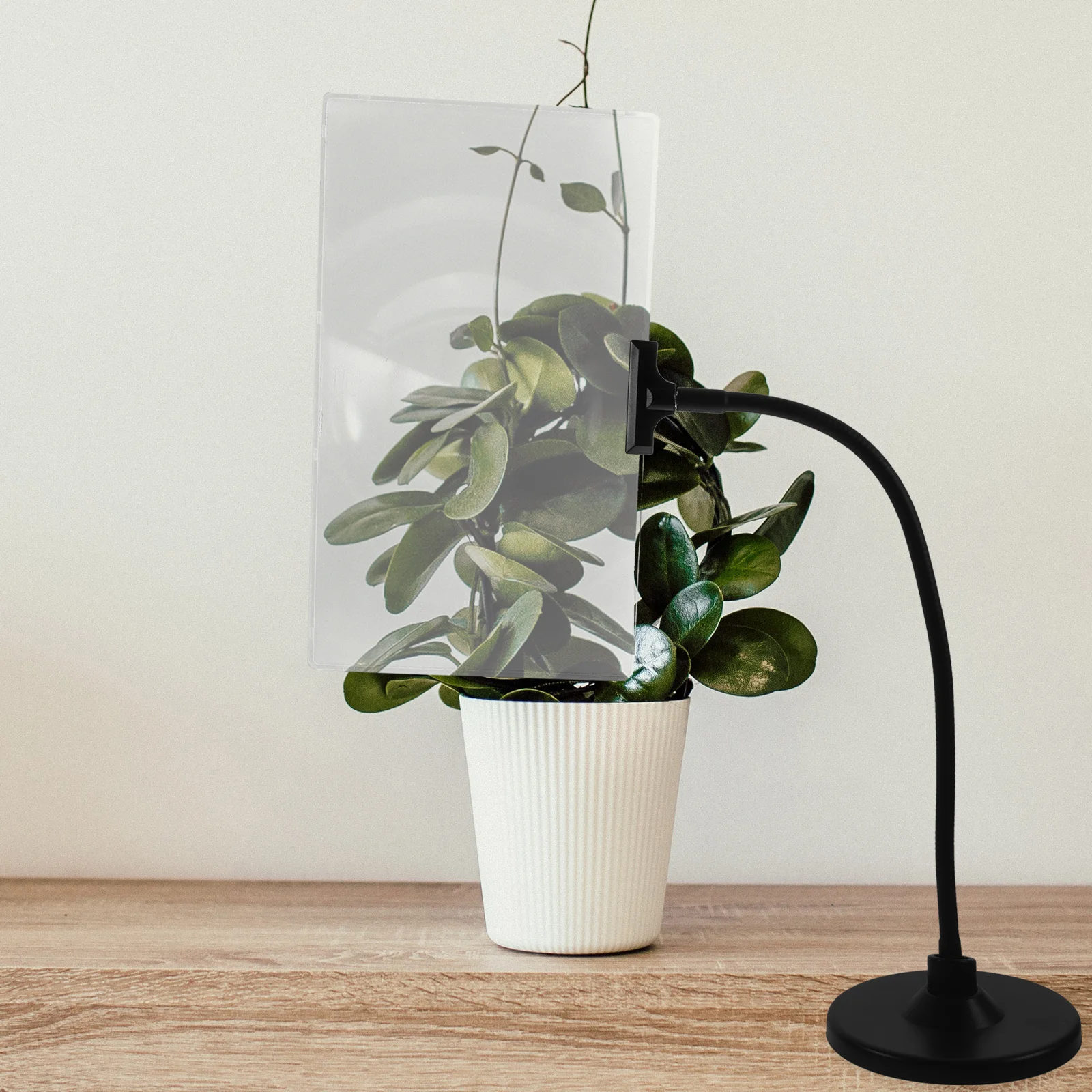 

Reading Magnifying Glass 4X Super Large Hd Flexible Gooseneck Stand Desktop For Craft Sewing Repair Work Table Use