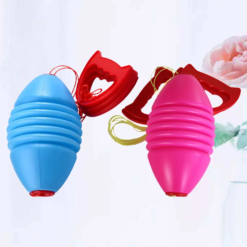 

2Pcs Hand Pulling Balls Durable Interactive Sports Ball for Kids Family Outdoor Pink Gift Elastic Pulling Balls