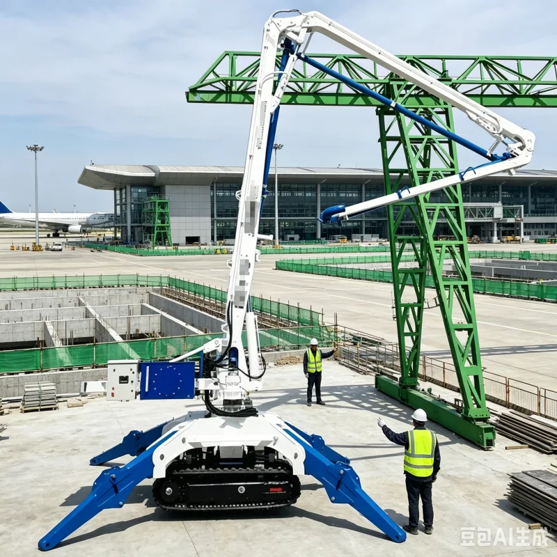 Highly Reliable Hydraulic Concrete Placing Boom For High Rise Building Construction Project To Save Labor Cost Very Stable