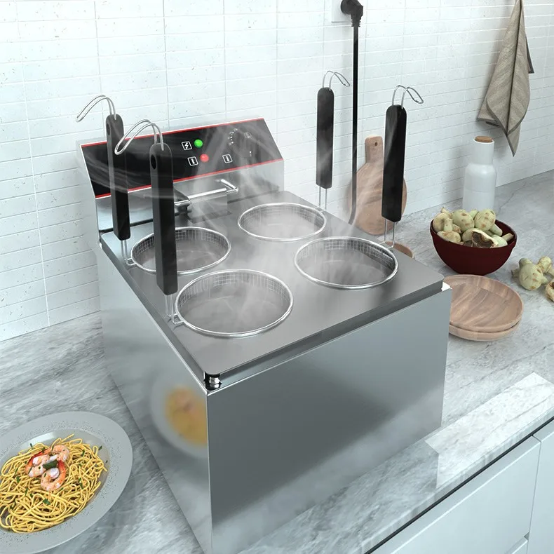 Macchina per cucinare noodle multifunzionale, fornello commerciale per noodle