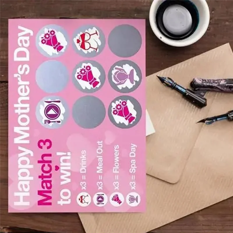 بطاقات تهنئة فريدة من نوعها مع 4 أشياء تحدي للبالغين، متينة وسهلة الاستخدام