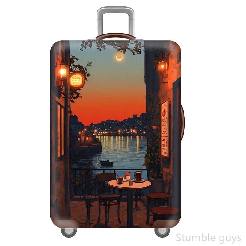 

Эластичный пылезащитный чехол для чемодана, защитный, устойчивый к царапинам, эластичный чехол для багажа, незаменимый для авиаперелетов, 18-32 дюйма