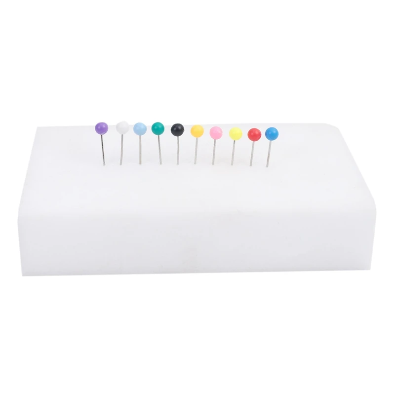 แผนที่ Tacks Push Pins หัวพลาสติกจุด,4มม.,500ชิ้น