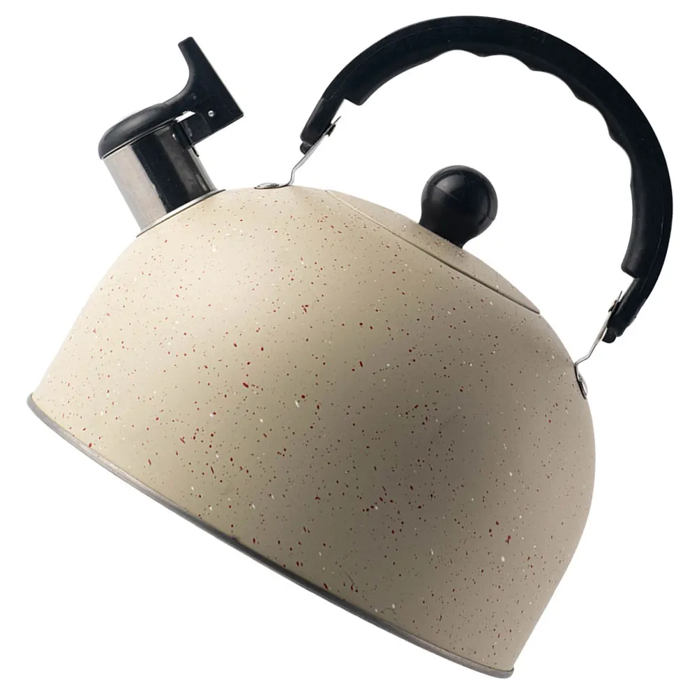 

Stainless Steel Whistling Kettle 2.5L Capacity Boiling Water Tea Pot for Stove Top Kitchen Color