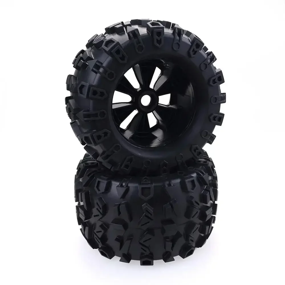 

for Redcat Rovan HPI Savage XL MOUNTED GT FLUX HSP 1/8 Monster Truck 2pcs ZD Racing 17mm HEX WHEEL & 170mm Wheels Tires