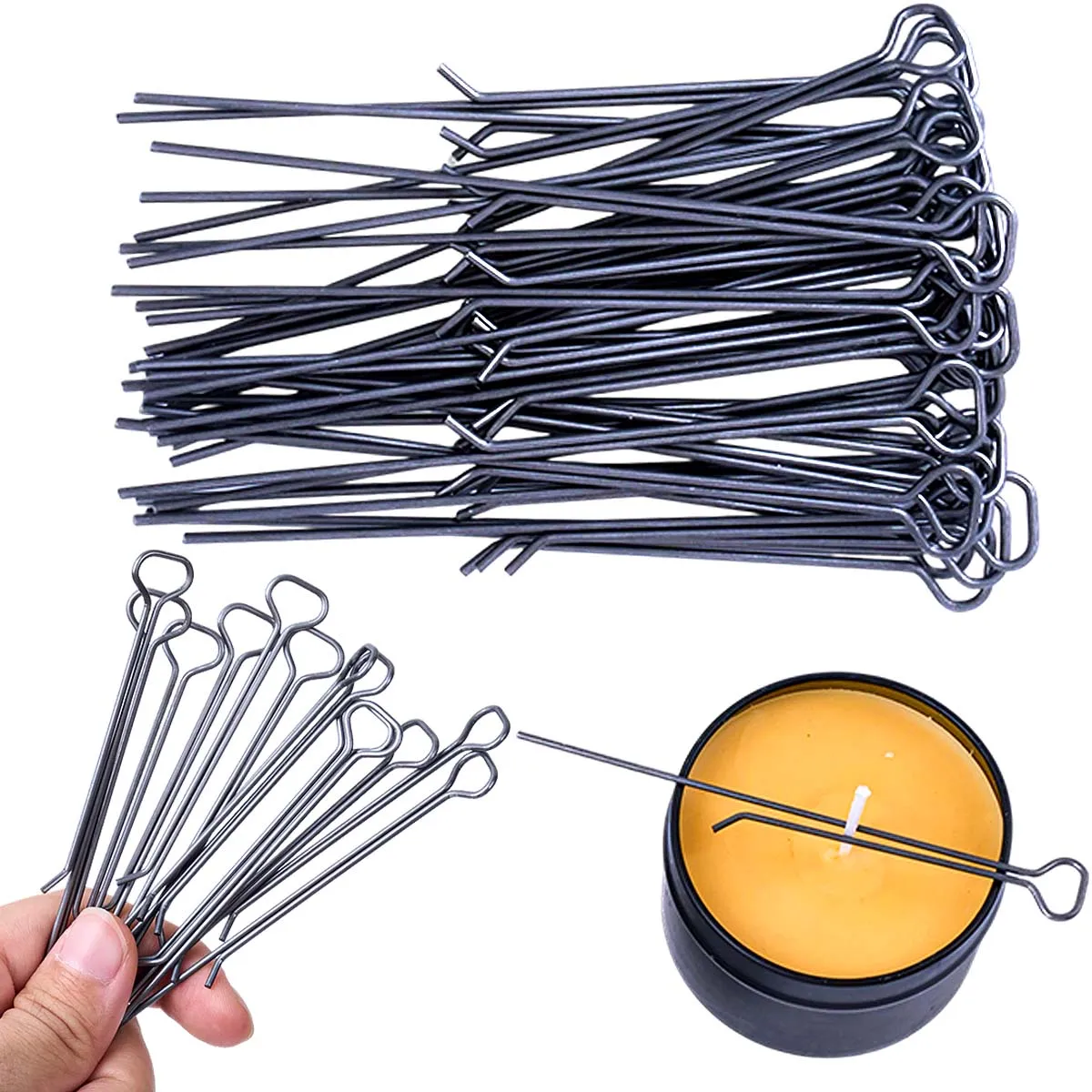 5/10 قطعة شمعة الفتيل أصحاب كليب عدة DIY الفتيل توسيط جهاز المثبت أصحاب الفولاذ المقاوم للصدأ الشموع صنع أدوات الإمدادات #2