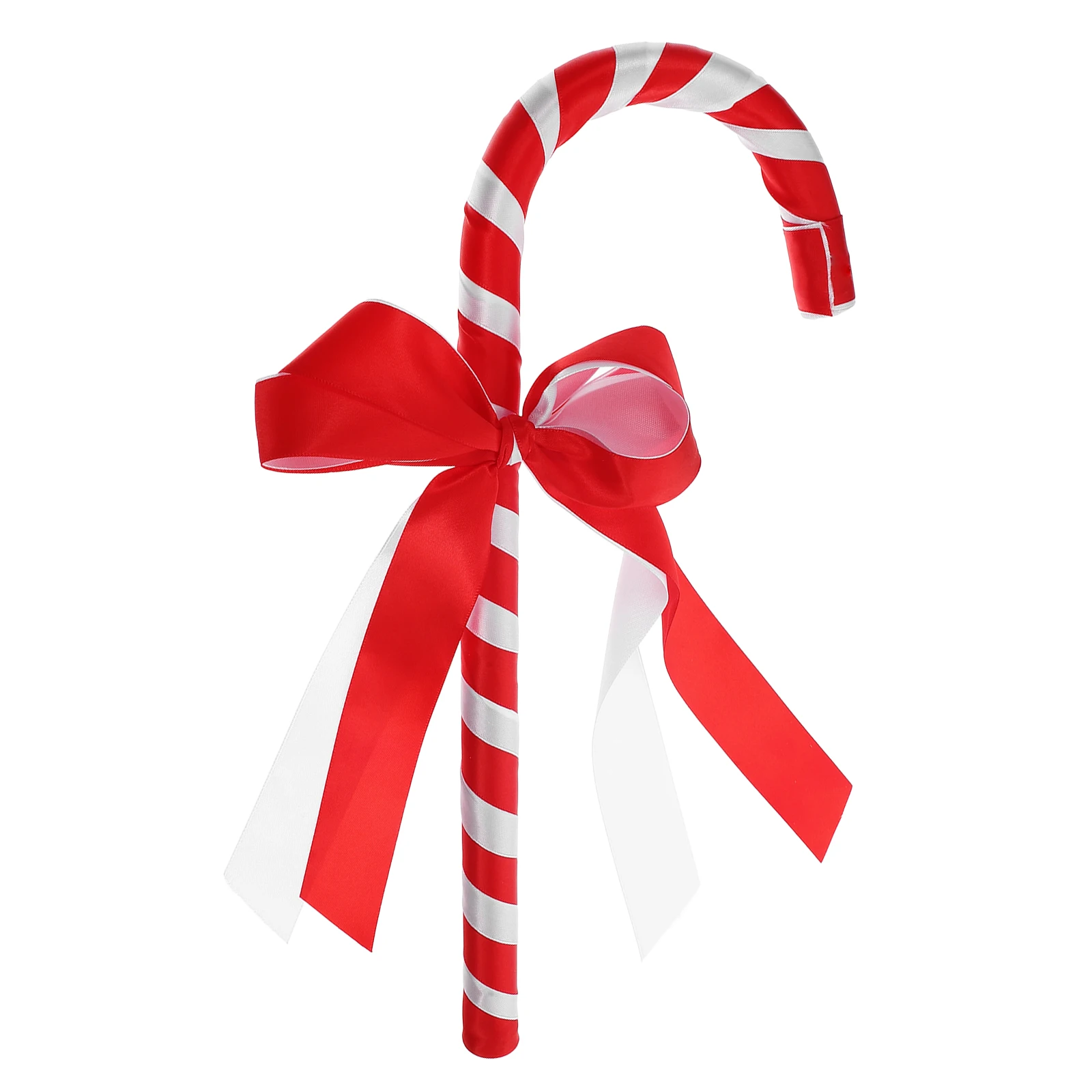 

Elegant Bowknot Candy Cane Cosplay Prop Versatile Party Decoration Comfortable Grip Stage Performance Photo Booth Accessories