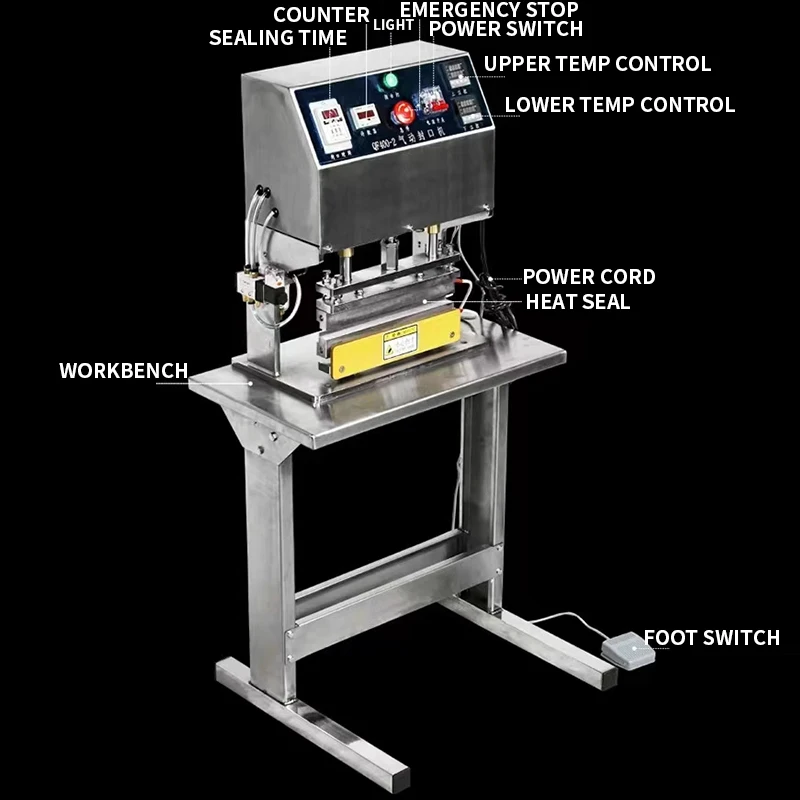 

Bag Packaging Machine Automatic Sealing Machine Semi-automatic Bag Sealing Machine Pneumatic Sealing Machine Stand Up Pouch Pack