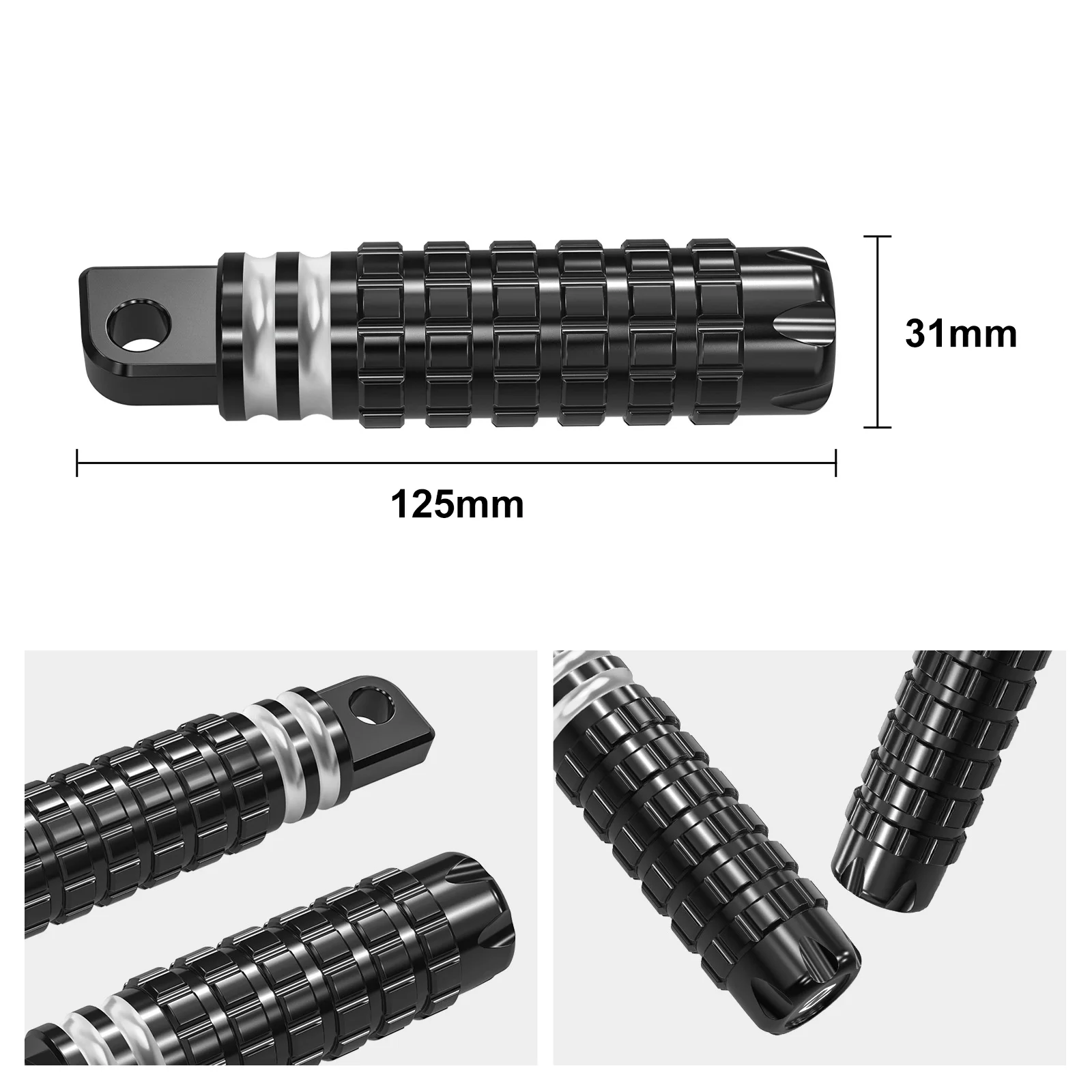 Beifahrerfußraste für Harley Sportster 883 XL883R Sportster 1200 XL1200C Iron 883 XL883N 2014–2020 Iron 1200 XL1200NS 2018–2021 – Detail 11